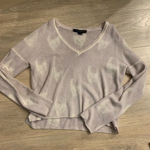 Skull Cashmere v-neck sweater